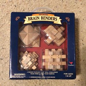 Wood Brain Benders Puzzle Set